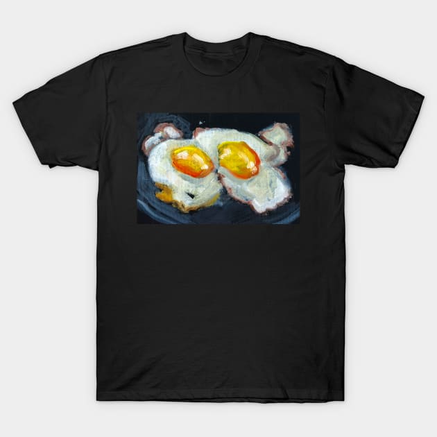 Fried Eggs T-Shirt by Jan Lewin Art Store